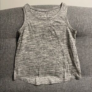 Justice Gray Marled Scoop Neck Tank
